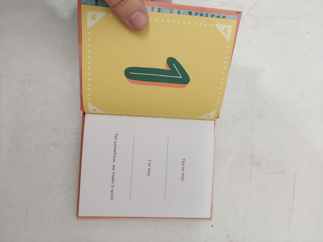 (hardcover) A Whole Book of Things I Love About Us Fill in Book by em & friends image 3