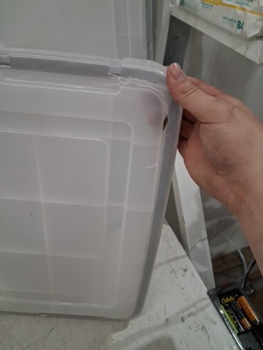 6PK IRIS WEATHERTIGHT STORAGE BOX - 19qt - CLEAR - (MODEL: UCB-SS) image 8