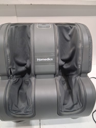 Homedics deluxe foot/calf massager with 4 programs - grey - (Model: FMS-401HJ) image 2