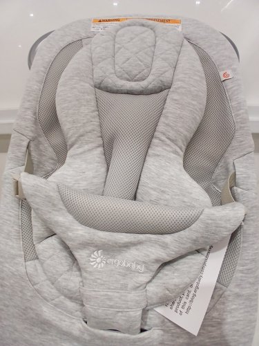 ERGOBABY EVOLVE 3-IN-1 ADJUSTABLE BABY BOUNCER seat FOR NEWBORNS TO TODDLERS - UPTO 20LBS - light grey (model: EVLBNCLTGRYNA) image 4