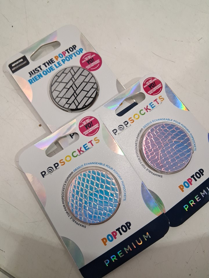 3 assorted pop sockets premium poptop with bonus adhesive base image 3