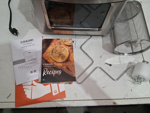 COSORI 11-in-1 Air Fryer Toaster Oven with rotisserie accessories - 12L - Fits 8" Pizza - stainless steel (MODEL: CAF-R121-SCA) image 4