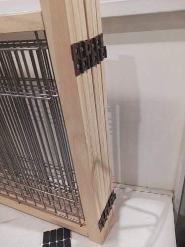 yocan wooden pet gate - 6 panels - 22.8'' x 13.8'' (model:ys421012) image 4