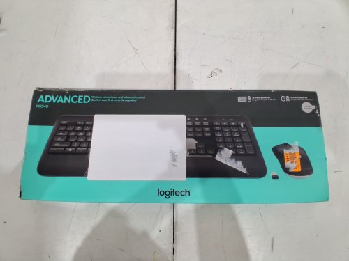 Logitech MK540 Advanced Wireless Keyboard and Mouse COMBO - **FRENCH LAYOUT** - BLACK/WHITE (Model: 920-008672) image 2