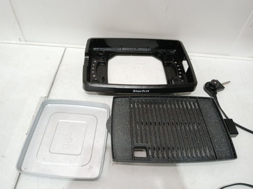 STARFRIT THE ROCK ELECTRIC INDOOR SMOKELESS BBQ GRILL - 19"x13" - BLACK - (MODEL: HPR-02) image 4