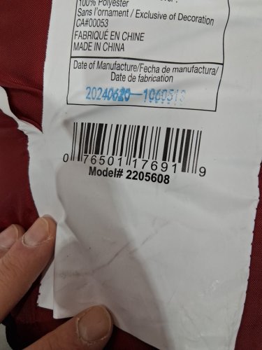 Coleman Palmetto Cool Weather Sleeping Bag, Right Side Zipper (-1°C) 33" x 75" - Red - (model:2205608) image 2