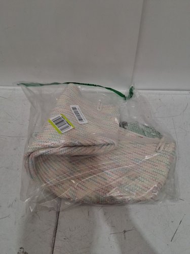 organi haus woven storage baskets -  20" x 13" - Stitches Rainbow image 2