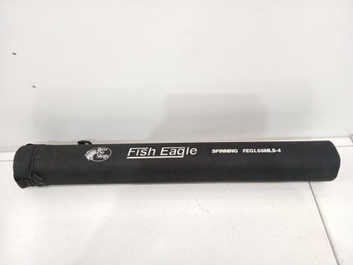 BPS fish eagle spinning travel rod case - 24" - Black (model: fegl70ms-4) image 2
