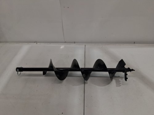 Solid Shaft Auger Drill Bit for digging - 9" diameter - 24" length - black image 3