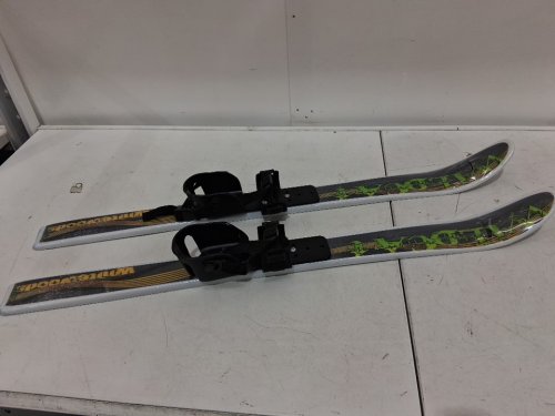 Kids Erik Sports Wild Cat Ski Set - Ages 4 to 8 - Green / Yellow / Black (Model: ‎whiwild95) image 2