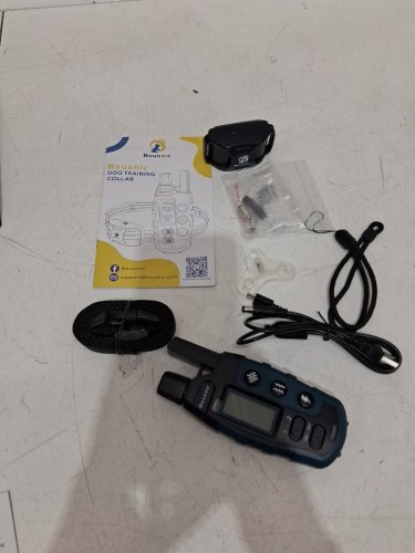 BOUSNIC DOG SHOCK COLLAR - 5-120 LBS UP TO 3300FT, RECHARGEABLE WATERPROOF WITH 3 TRAINING MODES - BLUE (MODEL:RS2A) image 3