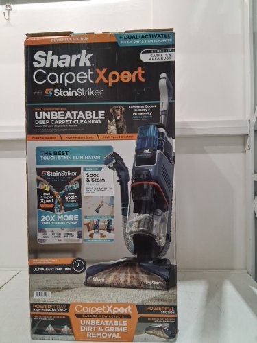 SHARK CARPET XPERT WITH STAIN STRIKER CARPET CLEANER WITH STAIN CREVICE AND HOSE ATTACHMENTS (MODEL: EX200C) image 2
