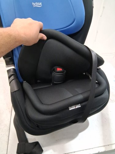 BRITAX 2-in1 poplar convertible car seat with rebound bar & click-tight technology - 40-65lb capacity - cobalt onyx/blue/black (MODEL: e1c963r) image 8