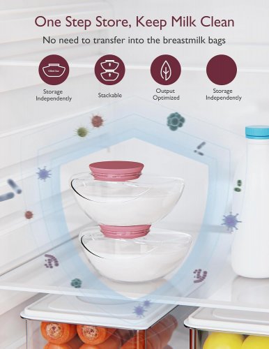 Momcozy Breast Pump Hands Free Upgraded Mobile Flow M9 App Discreet Control with Personalized Multi-Modes & 15 Levels - COZY RED (model: bp223) image 3