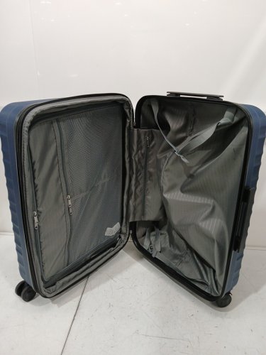 amazon basics hardside checked luggage - 30" - blue (model: LN20164-31) image 4