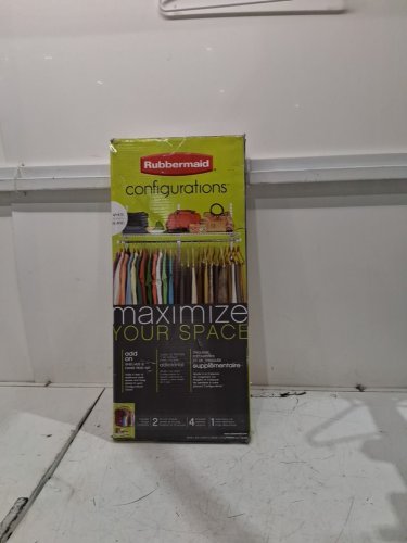 RUBBERMAID CONFIGURATIONS ADD ON SHELVES KIT - 26" EACH - white/TITANIUM GREY/SILVER (MODEL: 3H92) image 2