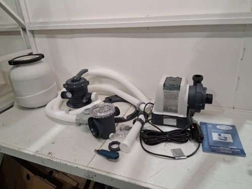 INTEX SX2100 KRYSTAL CLEAR SAND FILTER PUMP FOR ABOVE GROUND POOLS - 2100GPH - WHITE/GREY (MODEL: SFW80110/SX2100) image 3
