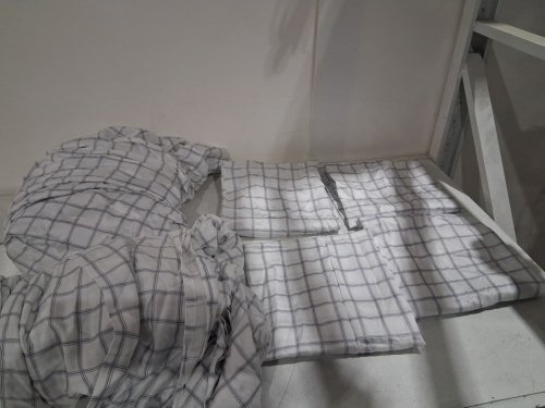 6PC SLUMBERCHILL COOLING SHEET SET - KING - GREY /BLUE/ WHITE PLAID (STYLE : 1796336) image 4