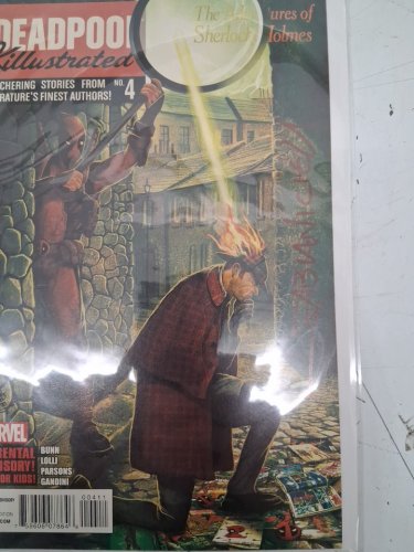 2 marvel deadpool killustrated comics - issues 3 and 4 - signed by fabian nicieza image 5