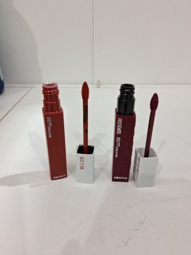 2pc maybelline new york super stay matte ink liquid lipsticks - 5ml each - 115 founder / 117 ground breaker image 3