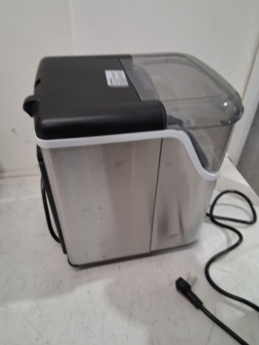 EUHOMY PEARL L1 PORTABLE NUGGET ICE MAKER COUNTERTOP - 35 LBS CAPACITY - STAINLESS STEEL (MODEL: IM013-NSI-CAEH) image 5