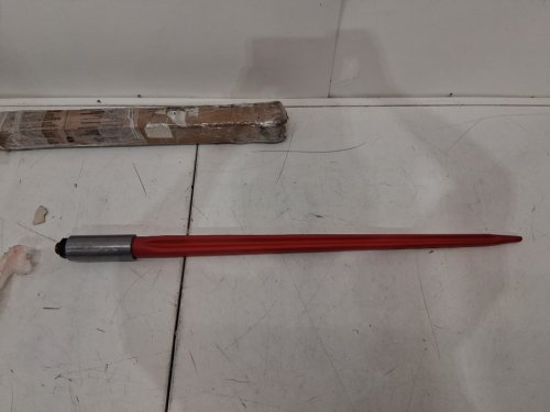 mophorn hay bale spear with nut and sleeve - 31" - 1350lbs cap - red (model: HS1321350) image 3