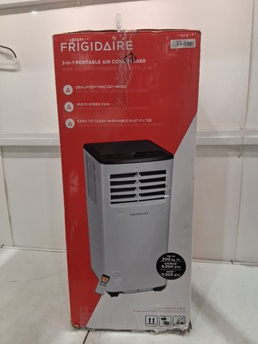3 IN 1 FRIGIDAIRE PORTABLE ROOM AIR CONDITIONER WITH DEHUMIDIFIER MODE - 5500 BTU DOE (8000 BTU ASHREA) (MODEL:FHPC082AC1) image 2