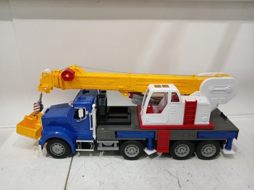 DRIVEN BY BATTAT JUMBO EXTRA LARGE CRANE TRUCK - UP TO 30" - BLUE - (MODEL: ‎WH1217Z) image 5
