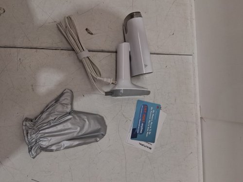 beautural foldable travel handheld garment steamer - 4.8oz water tank - 8ft cord - 1200W - WHITE/GREY (model: 722na-0013) image 3