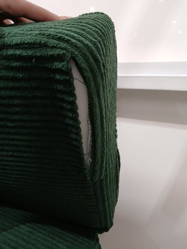 tri-Fold corduroy couch bed - 41" x 75" - Green image 7