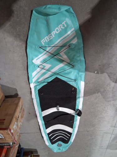 FBSPORT Premium Inflatable Stand Up Paddle Board with Durable SUP Accessories AND Carry Bag - 11FT x 33" - mint GREEN (MODEL: SDK ) image 3