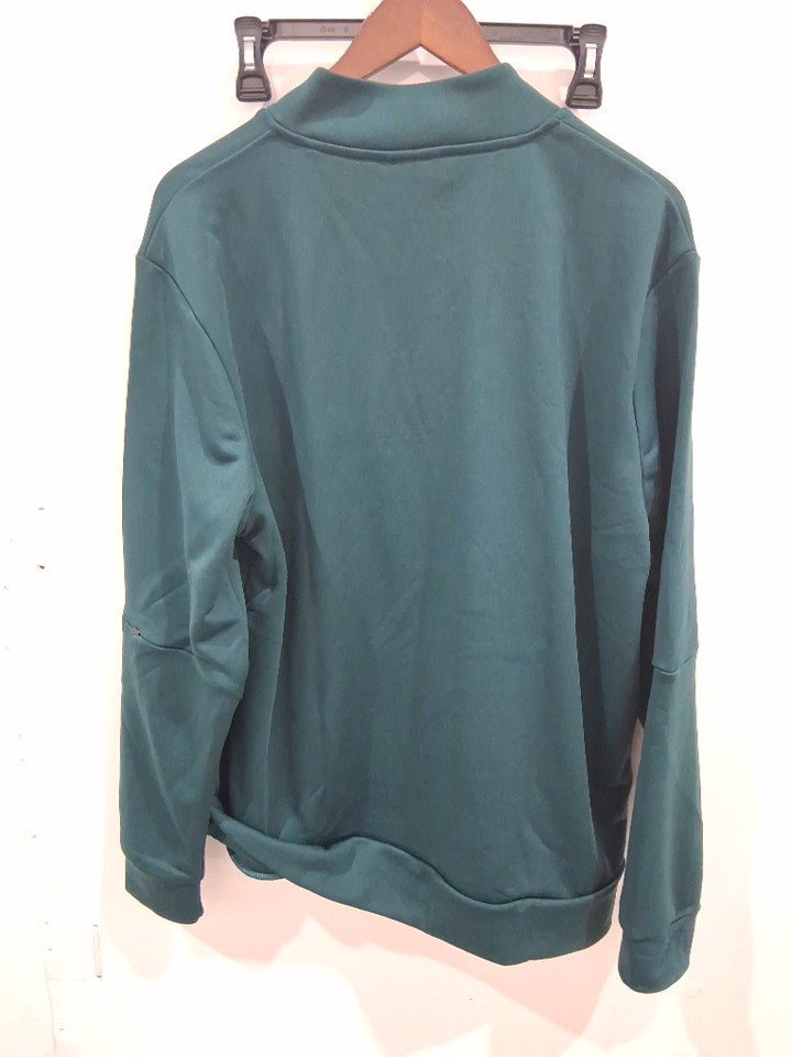 Men's Champion 1/4-Zip Pullover Sweater - large - GREEN (Style: 466949) image 3