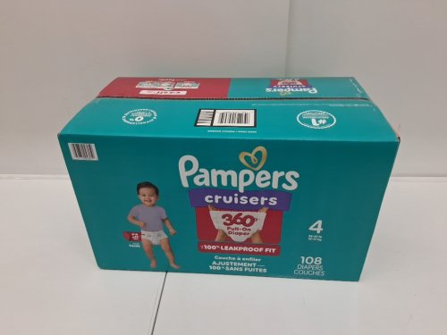 108PK PAMPERS CRUISERS DISPOSABLE BABY DIAPERS - SIZE 4 image 2