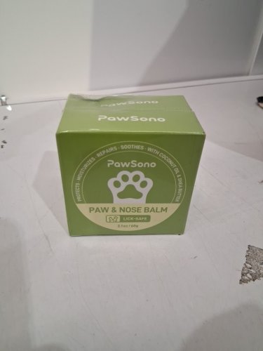 2pk PawSono Lick-Safe Dog Paw and Nose Balm with Coconut Oil - 60ml/each image 2