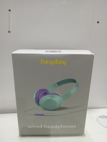 Heyday comfort fit wired on-ear headphones with microphone - 3.5mm jack - SPRING Teal (Model: 008 07 0407) image 2