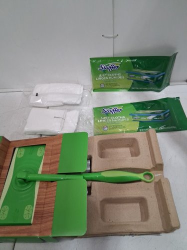 21pc swiffer sweep+mop starter kit - 14 dry refills + 6 wet refills + one mop (model: 21090469) image 3