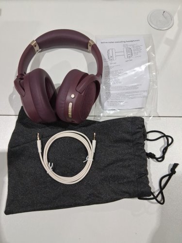Heyday Active Noise-cancelling Bluetooth Wireless Over-Ear Headphones - Dark Cherry - (Model: 008 07 7817) image 4