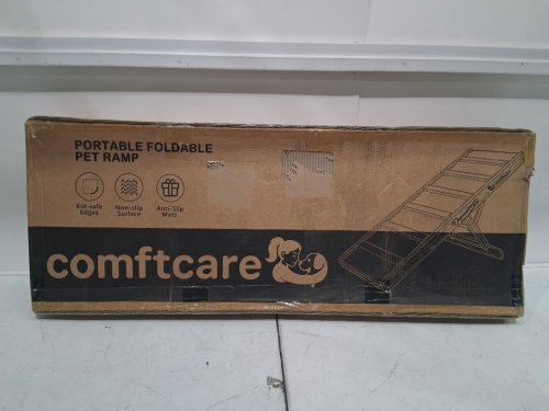 COMFTCARE Folding Portable Pet Ramp for Low Bed Car, 4 Adjustable Height - 21" image 2