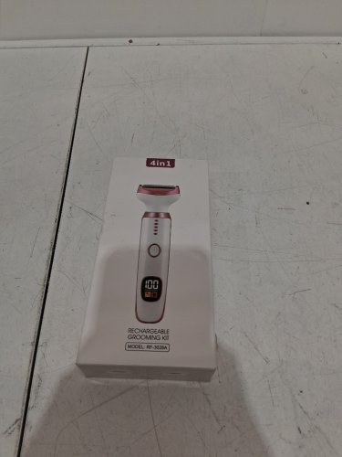 4-in-1 Cordless Rechargeable Razor Shaver For Eyebrow Nose Hair Lips And Bikini Trimmer - White/Pink (Model: RF-3028A) image 2