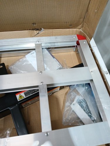 MaxxHaul Trailer Hitch Mount Aluminum Cargo Carrier - 49" x 22" x 7" - silver (model: 70108) image 4
