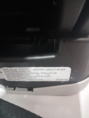 GRACO CHILDREN 4EVER 4-IN-1 CONVERTIBLE CAR SEAT - RAEGEN-GREY (MODEL: 2142902) image 7