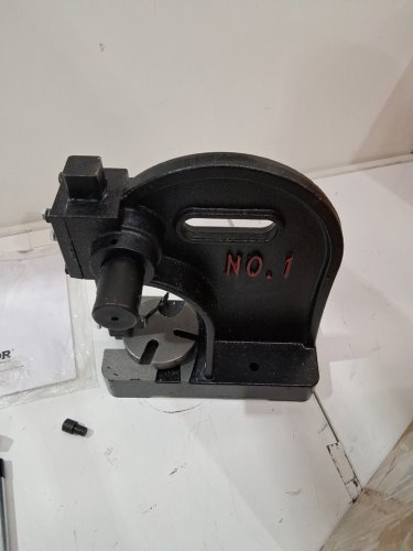 Desktop Cast Iron Arbor Press - 1 Ton Max Pressure - 4.6" - black (model: AP-1) image 5