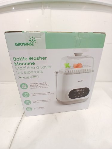 GROWNSY ALL-IN-ONE BOTTLE BOTTLE WASHER AND STERILIZER AND DRYER MACHINE WITH DETERGENT TABLETS- WHITE (MODEL: ZMW-STHB01-3) image 2