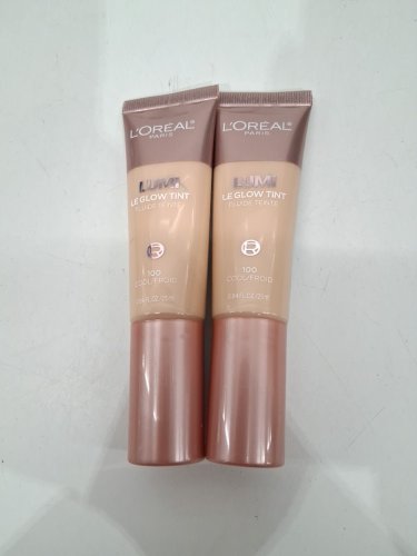 2 l'oreal paris lumi le glow tint liquid foundation - 25ml each - 100 cool image 2
