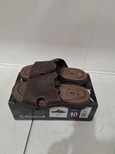 men's prospector austin 2.0 slide sandal - size 10 - brown/black (Style : 1982232) image 3