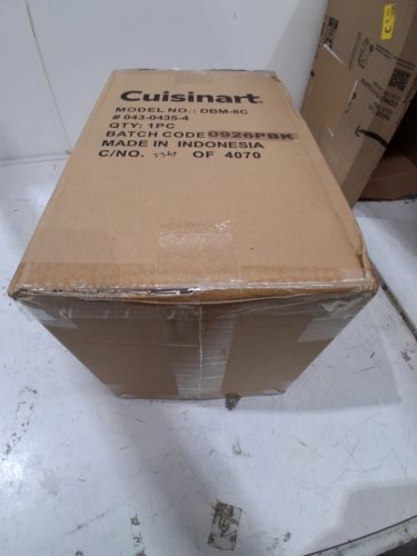 CUISINART AUTOMATIC 18-POSITION BURR COFFEE GRINDER - 18 CUP CAPACITY - STAINLESS STEEL (MODEL: DBM-8C) image 4