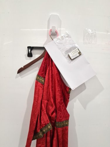 2PC GIRL'S GOODMARK RENAISSANCE PRINCESS COSTUME - SMALL (4-6) - RED/GOLD image 4