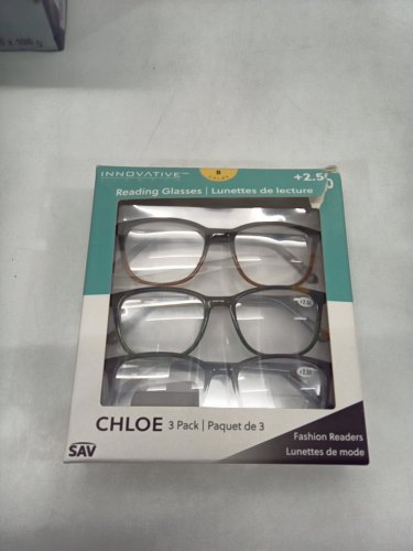 3PK Innovative Eyewear chloe Reading Glasses - +2.50 - Assorted Designs (Model: 8859150) image 2
