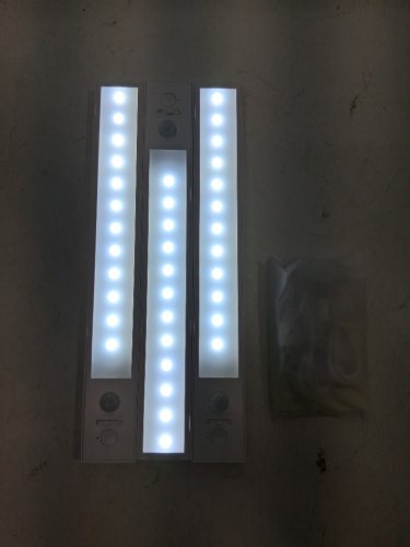 3pk fulen motion sensor led light bar - 3000-6500k - white (model: CL01-B) image 2