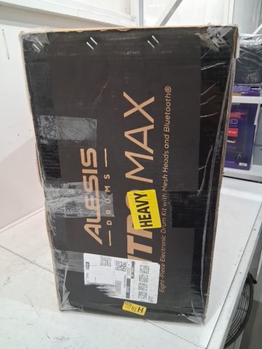8pc Alesis Nitro Bluetooth MAX Drum Kit with Quiet Mesh Pads - BLACK (MODEL: NITROMAXKITXUS) image 3